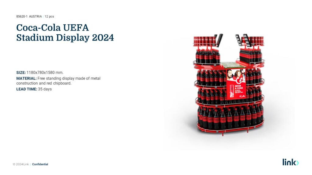 Coca-Cola UEFA Stadium Display 2024